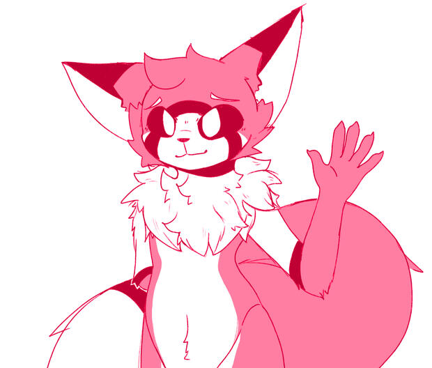 Second drawing of Ouka, made October 29 2022